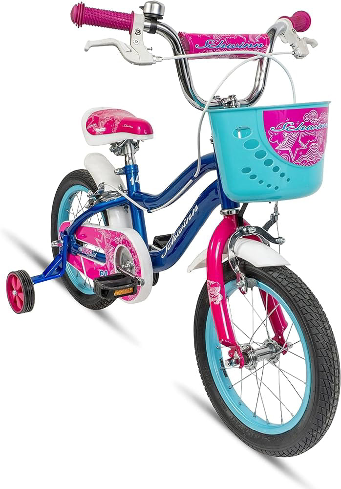 Schwinn Elm 14 Inch Wheel Kids Bike Blue