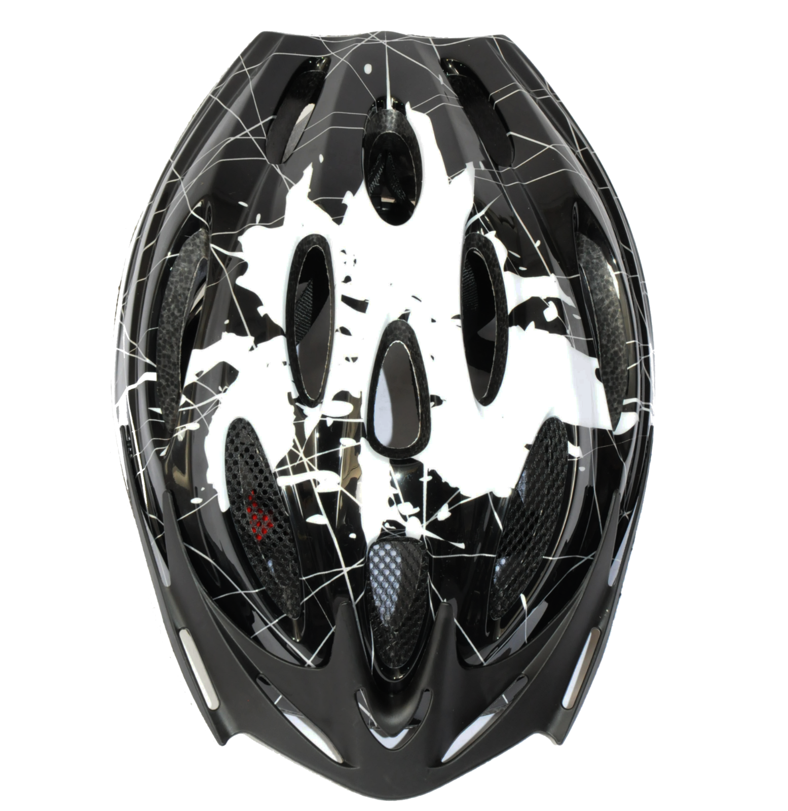 Ammaco Mens Helmet Black and White