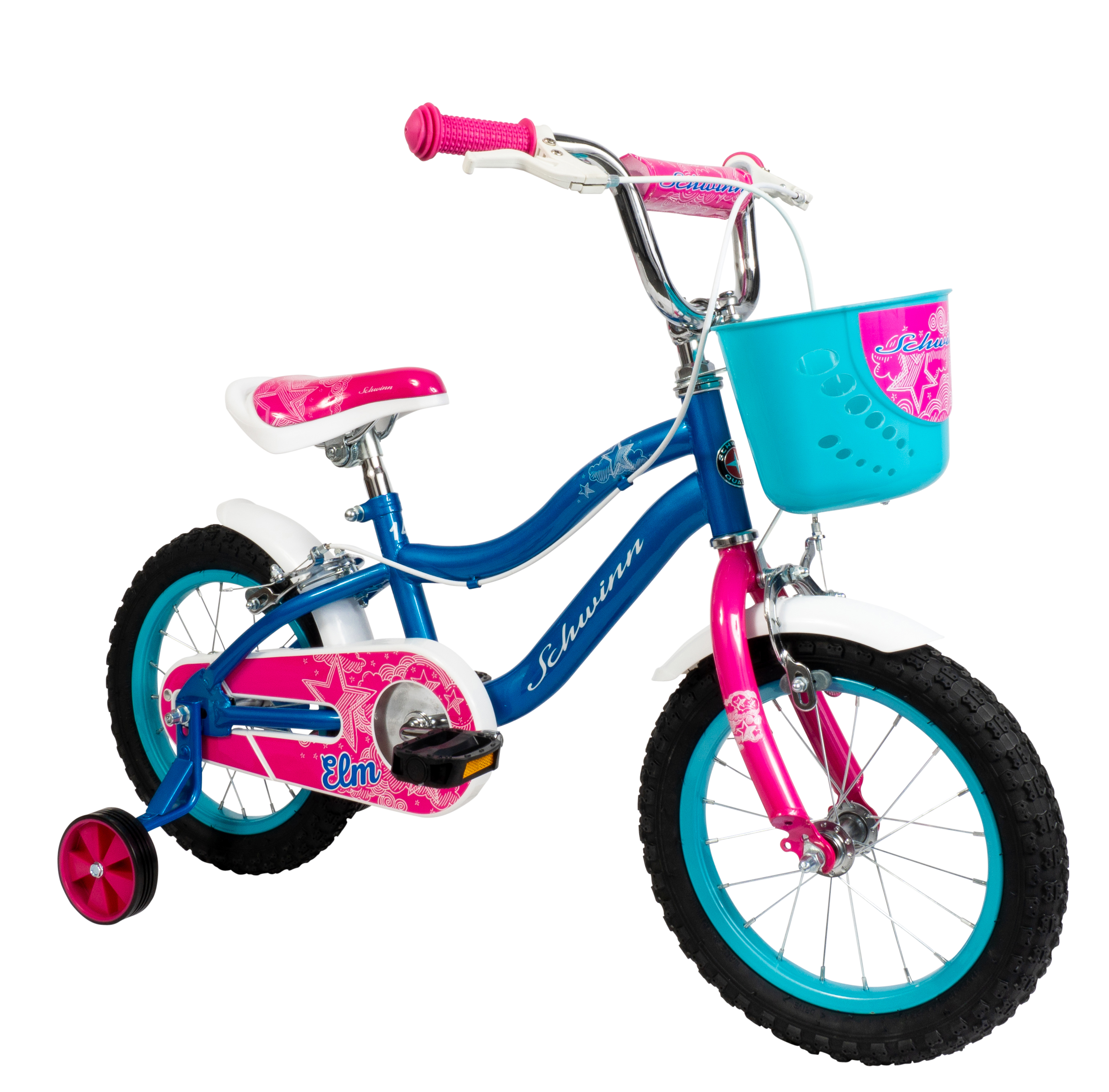 Schwinn Elm 14 Inch Wheel Kids Bike Blue